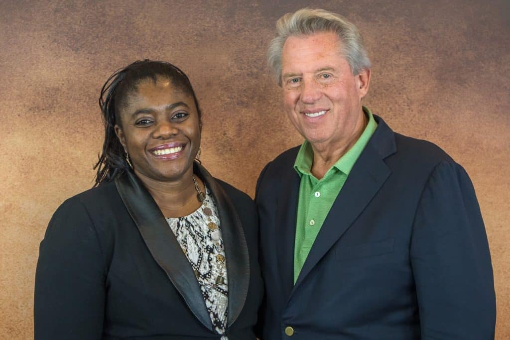 Yemisi Iyilade and John Maxwell